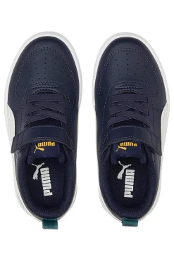 Sneakers blu navy con dettagli bianchi da bambino Puma Rickie AC+ PS