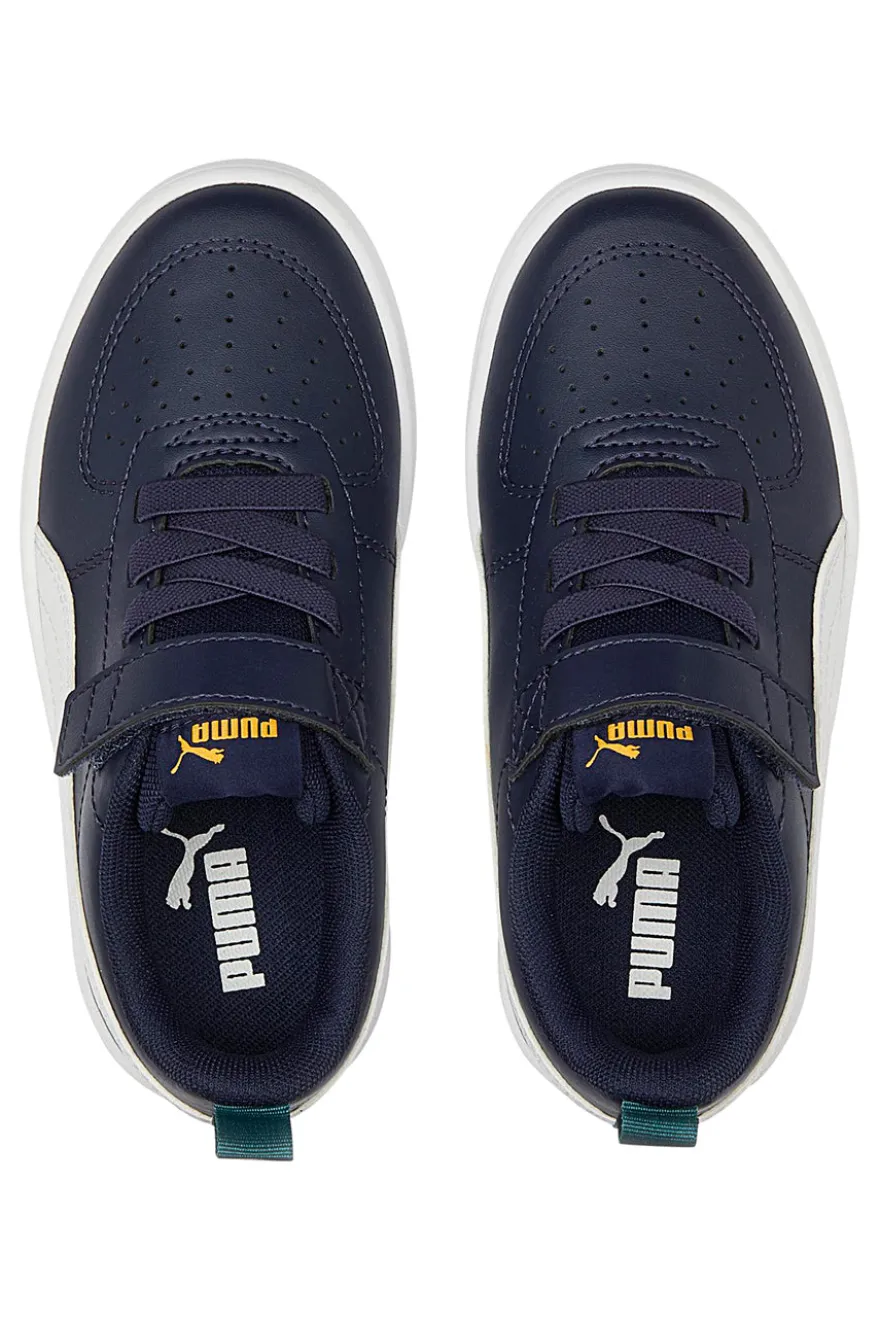 Sneakers blu navy con dettagli bianchi da bambino Puma Rickie AC+ PS