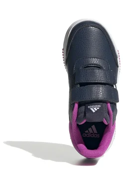 Sneakers blu navy con dettagli fucsia e chiusura a strappo Adidas Tensaur Sport 2.0 CF K