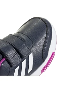 Sneakers blu navy con dettagli fucsia e chiusura a strappo Adidas Tensaur Sport 2.0 CF K