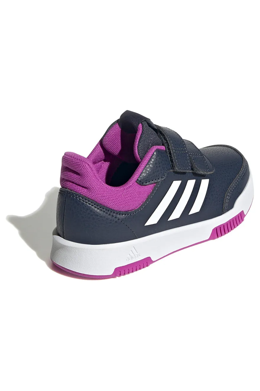 Sneakers blu navy con dettagli fucsia e chiusura a strappo Adidas Tensaur Sport 2.0 CF K