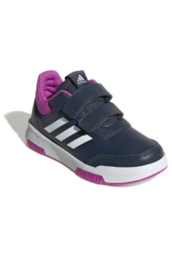 Sneakers blu navy con dettagli fucsia e chiusura a strappo Adidas Tensaur Sport 2.0 CF K