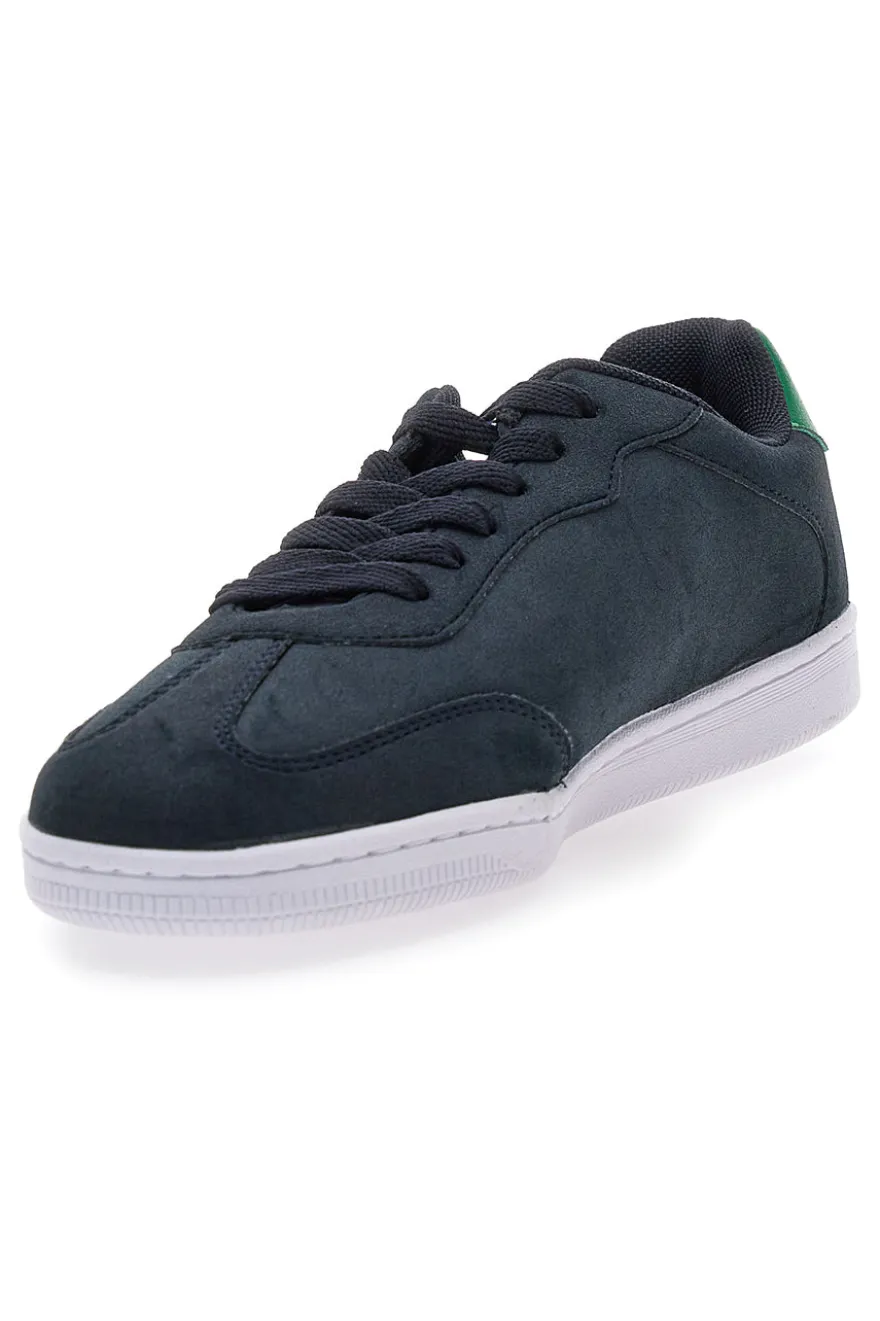 Sneakers blu navy con logo laterale e dettaglio verde Champion Prestige MS