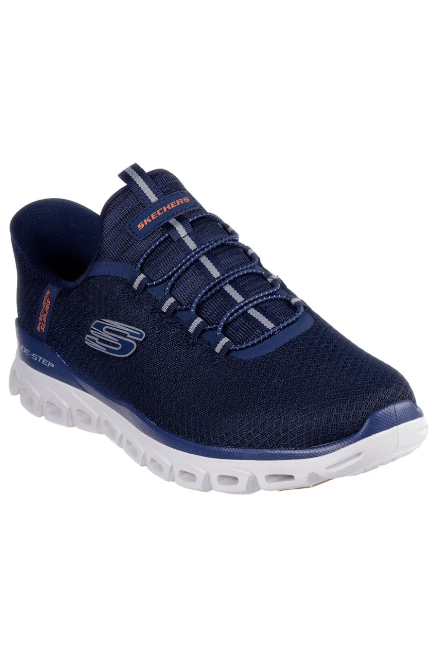 Sneakers blu navy slip-on con Glide-Step e memory foam Skechers Glide-Step Noxus