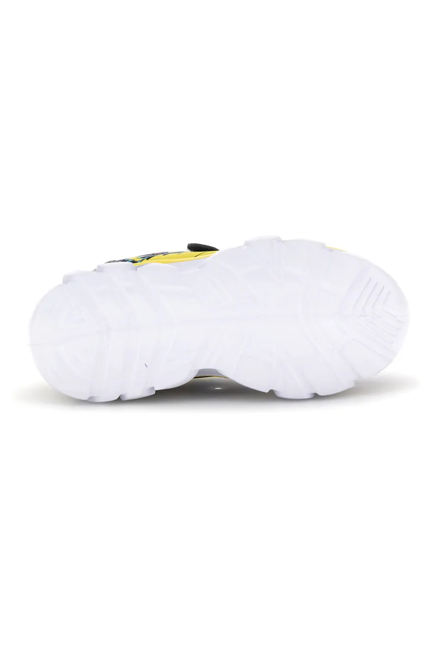 Sneakers blu nero giallo stampa Pokémon luci strappi Pokemon PO003665