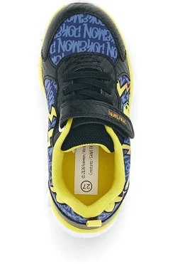 Sneakers blu nero giallo stampa Pokémon luci strappi Pokemon PO003665