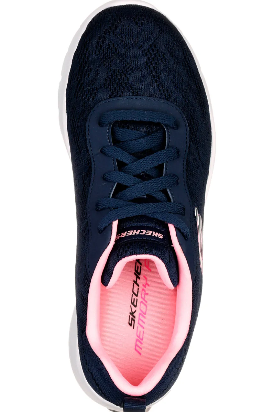 Sneakers blu rosa Memory Foam Skechers Dynamight 2.0 Homespun