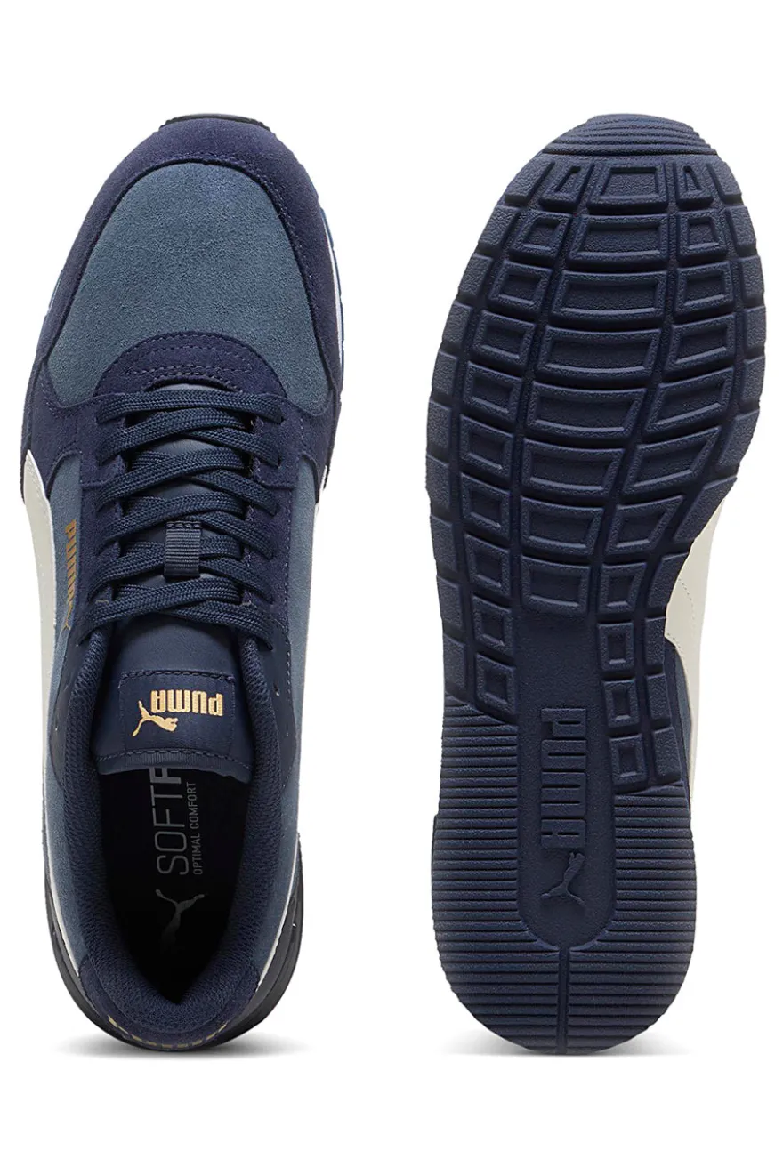 Sneakers blu scamosciate retrò Puma ST Runner v4 SD