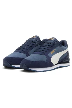 Sneakers blu scamosciate retrò Puma ST Runner v4 SD