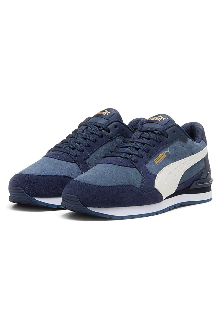 Sneakers blu scamosciate retrò Puma ST Runner v4 SD