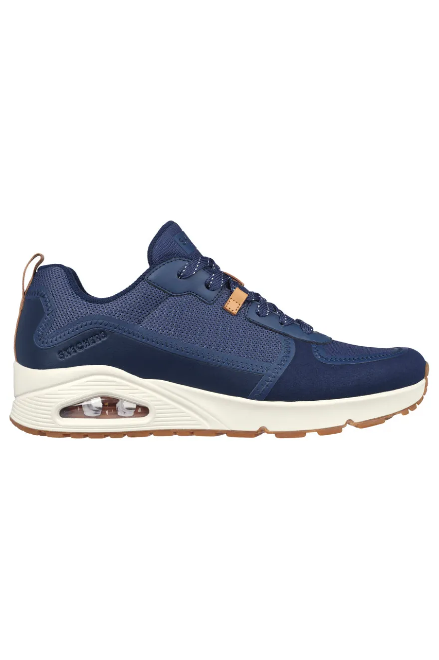 Sneakers Blu Skechers Uno Layover