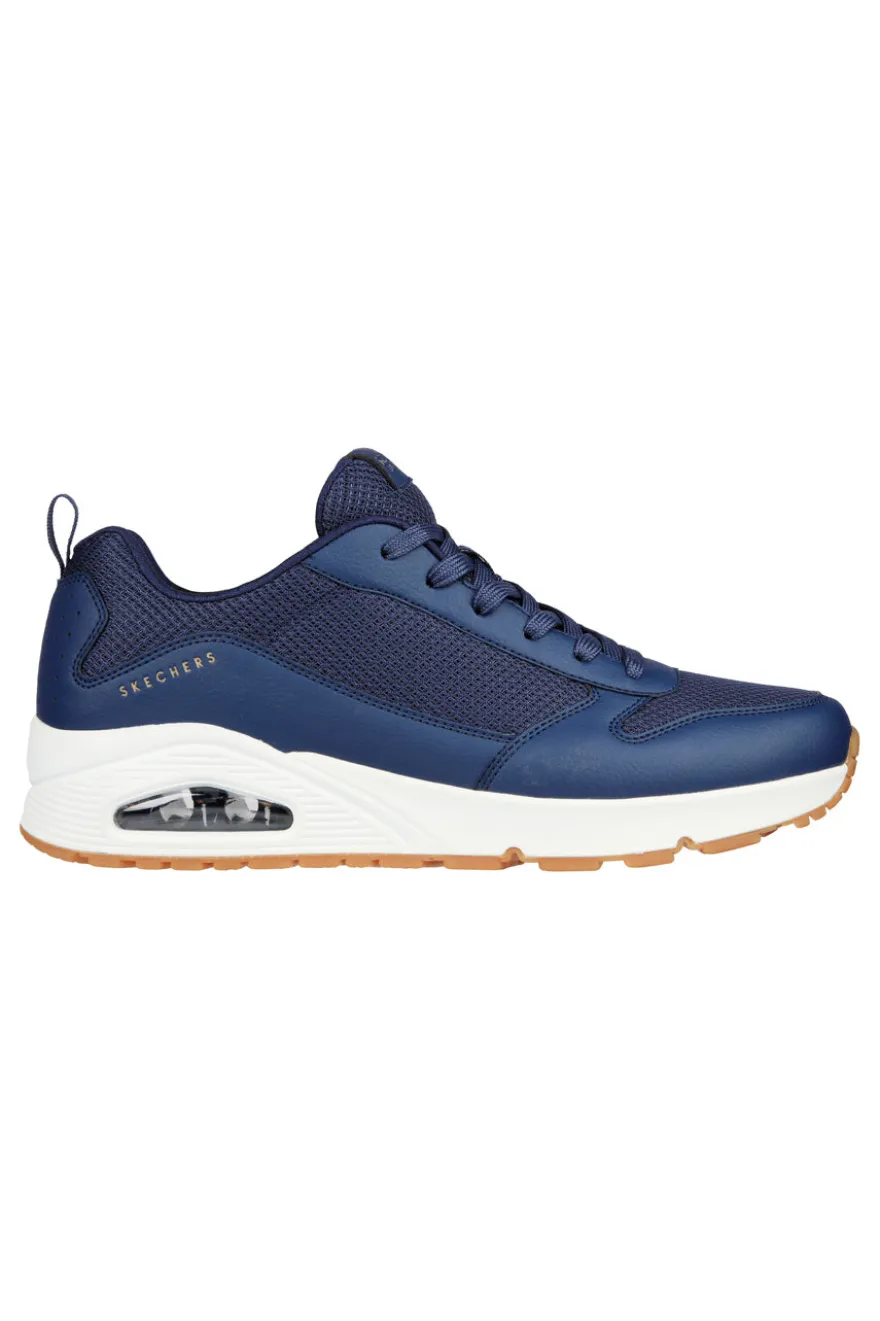Sneakers Blu Skechers Uno Fastime