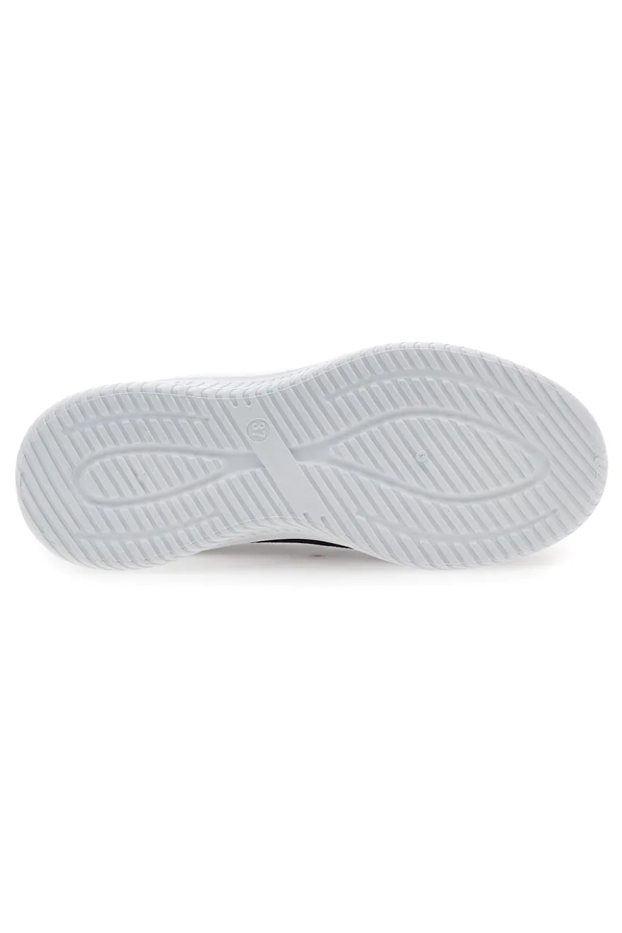 Sneakers Blu Slip On con Tomaia Effetto Ricamo CANGURO CA1227