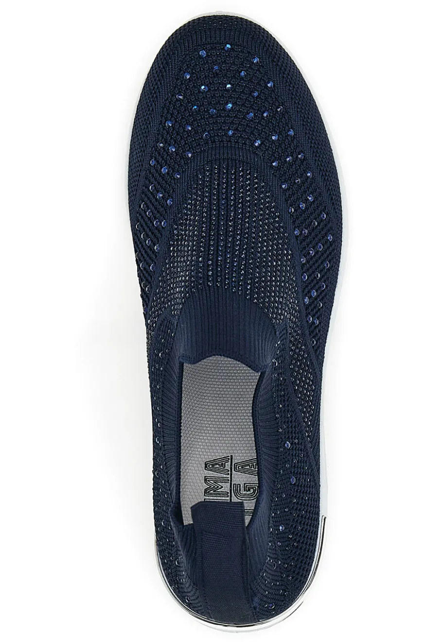 Sneakers Blu Slip-On Prima Riga 433