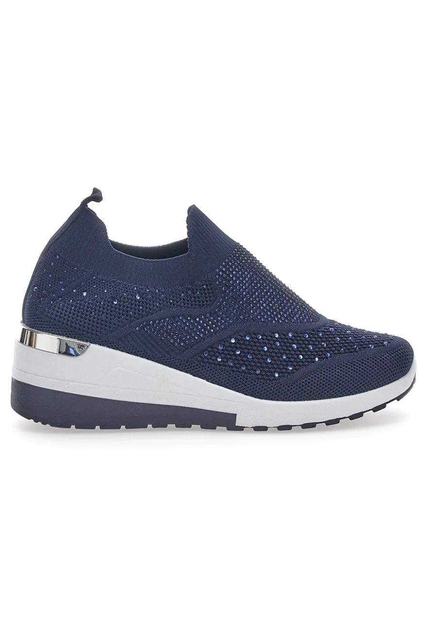 Sneakers Blu Slip-On Prima Riga 433