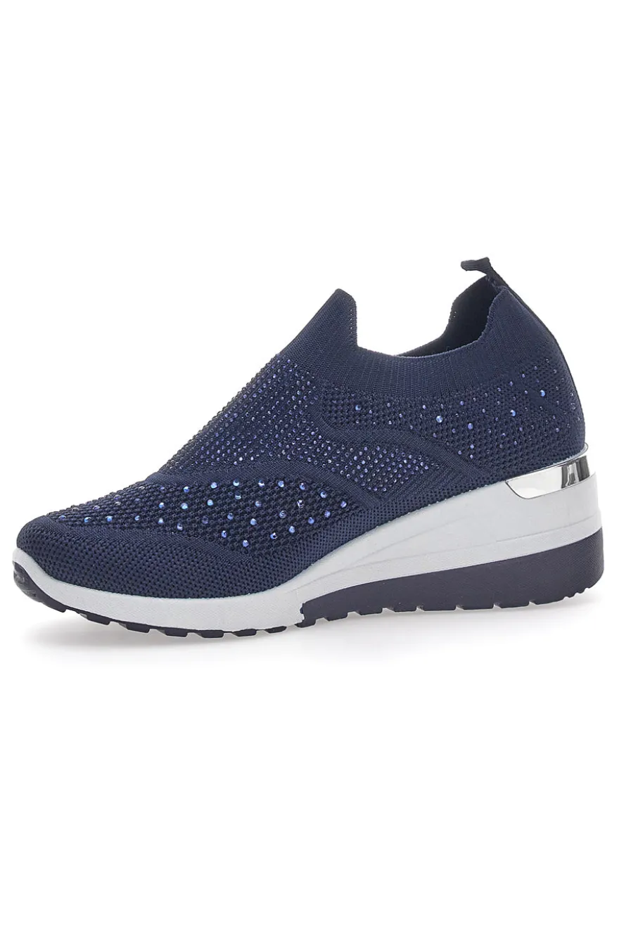 Sneakers Blu Slip-On Prima Riga 433