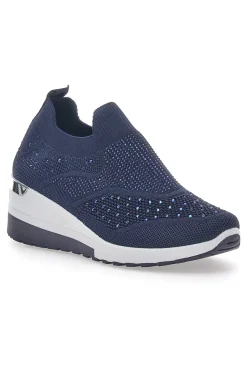 Sneakers Blu Slip-On Prima Riga 433