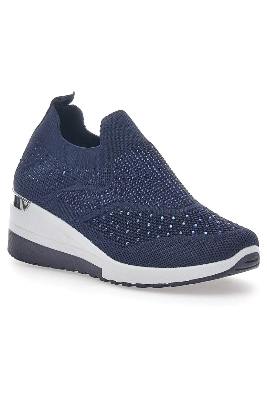 Sneakers Blu Slip-On Prima Riga 433