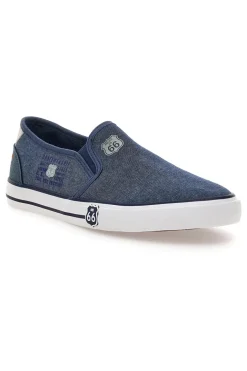 Sneakers blu slip-on Route 66 RO21808