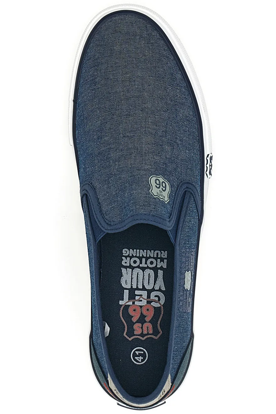 Sneakers blu slip-on Route 66 RO21808