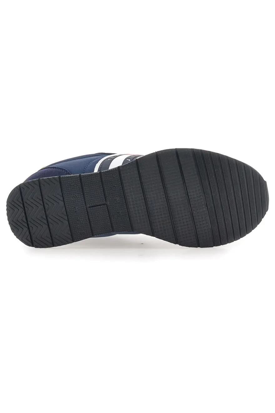 Sneakers blu stile running con soletta estraibile Tommy jeans Tjm Class Runner