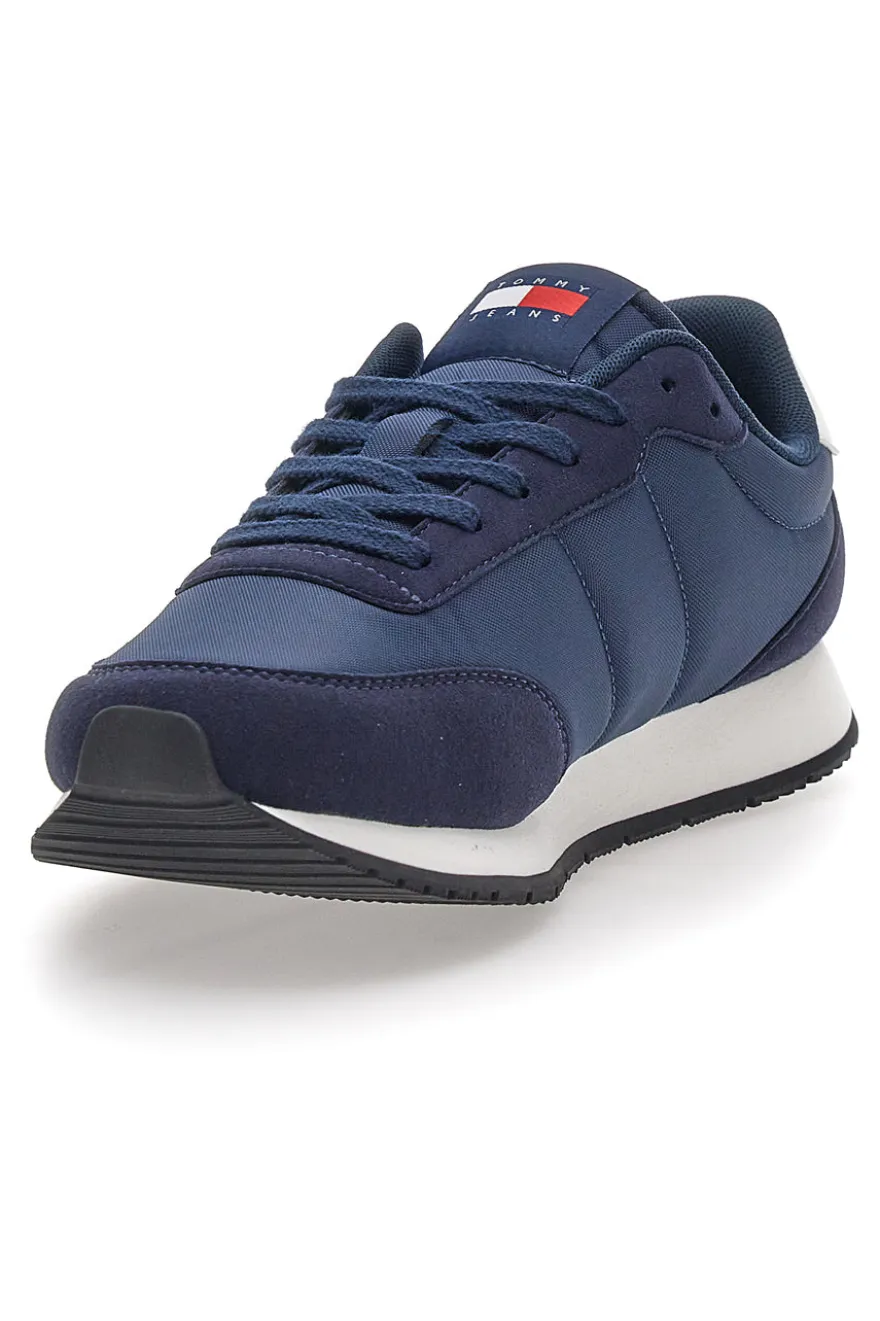 Sneakers blu stile running con soletta estraibile Tommy jeans Tjm Class Runner