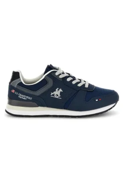 Sneakers blu stringate sportive U.s. grand polo GPM12165M3841