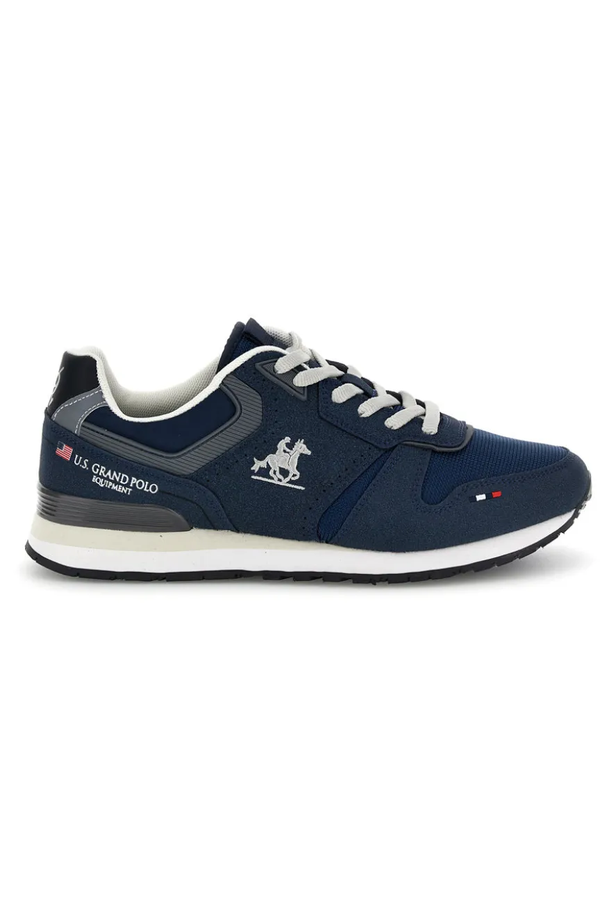Sneakers blu stringate sportive U.s. grand polo GPM12165M3841