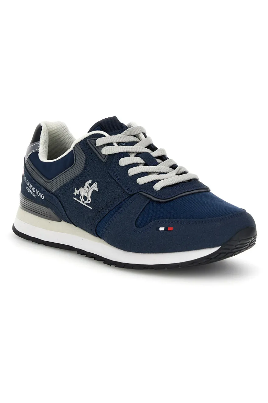 Sneakers blu stringate sportive U.s. grand polo GPM12165M3841