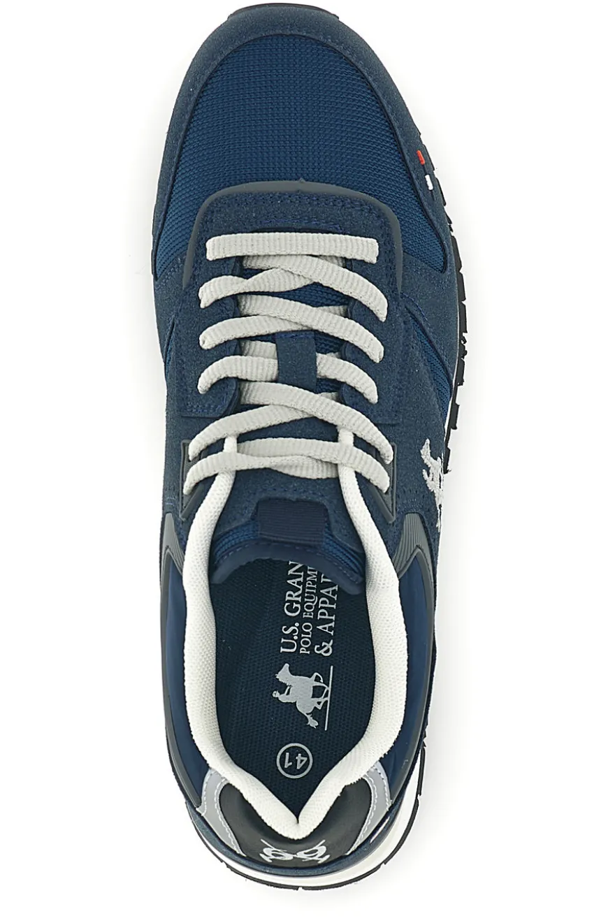 Sneakers blu stringate sportive U.s. grand polo GPM12165M3841