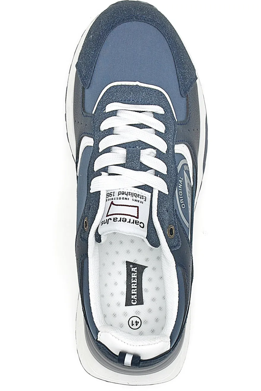 Sneakers Blu suola strutturata Carrera CAM45938J3538