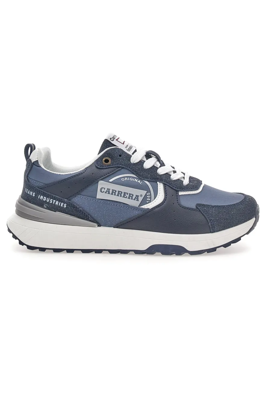 Sneakers Blu suola strutturata Carrera CAM45938J3538