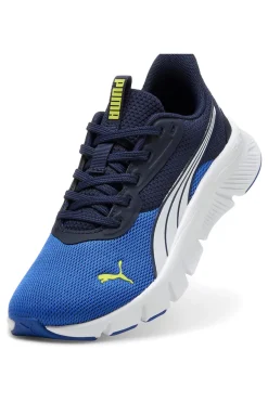 Sneakers blu traspiranti con suola flessibile Puma FlexFocus Lite Modern Jr