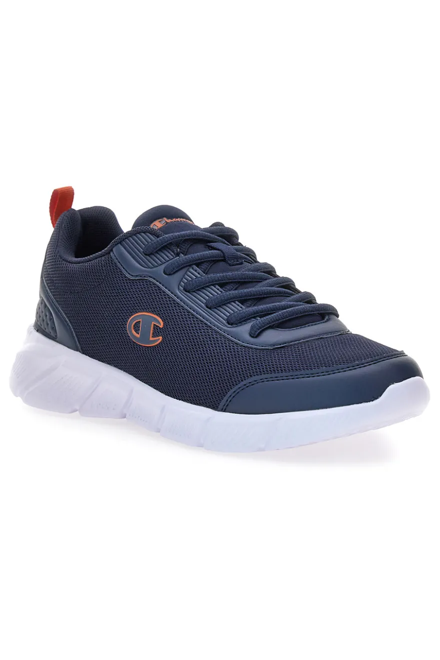 Sneakers blu traspiranti in mesh con suola ammortizzata Champion Jolt Mesh