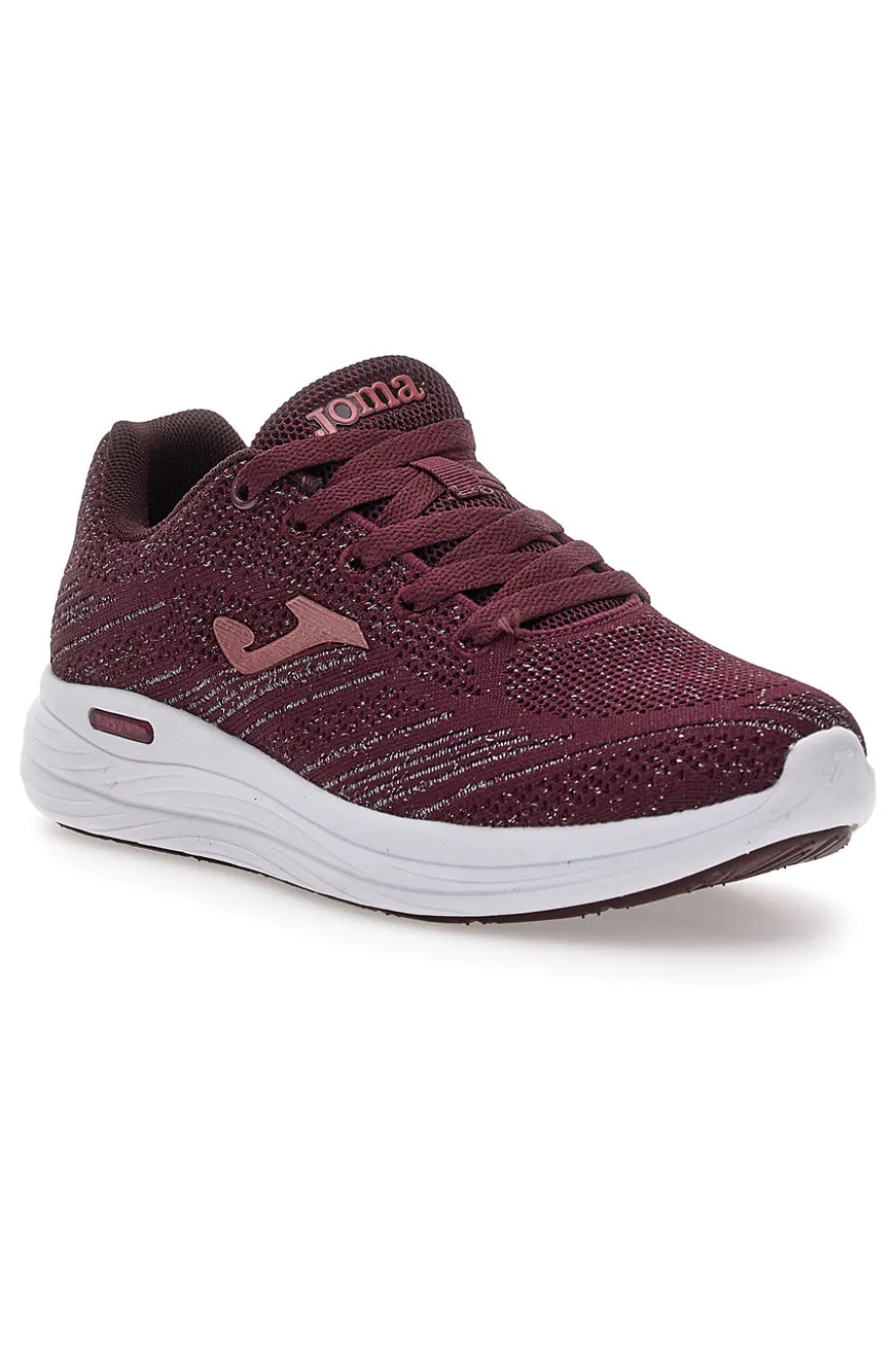 Sneakers bordeaux in mesh leggero Joma Galar Lady 2520