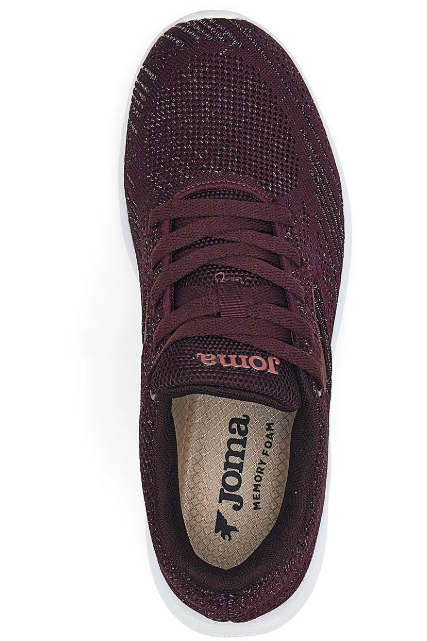 Sneakers bordeaux in mesh leggero Joma Galar Lady 2520