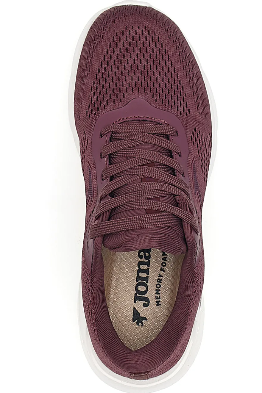 Sneakers bordeaux in mesh traspirante Joma Degass Lady 2520