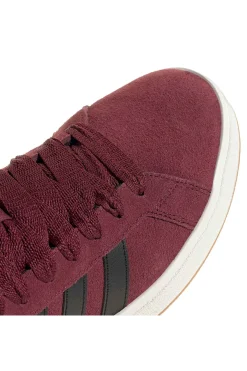 Sneakers bordeaux in pelle con strisce nere Adidas Grand Court Base 00s
