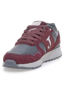 Sneakers bordeaux in pelle e materie sintetiche Joma C200 Lady 2520