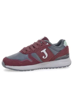 Sneakers bordeaux in pelle e materie sintetiche Joma C200 Lady 2520