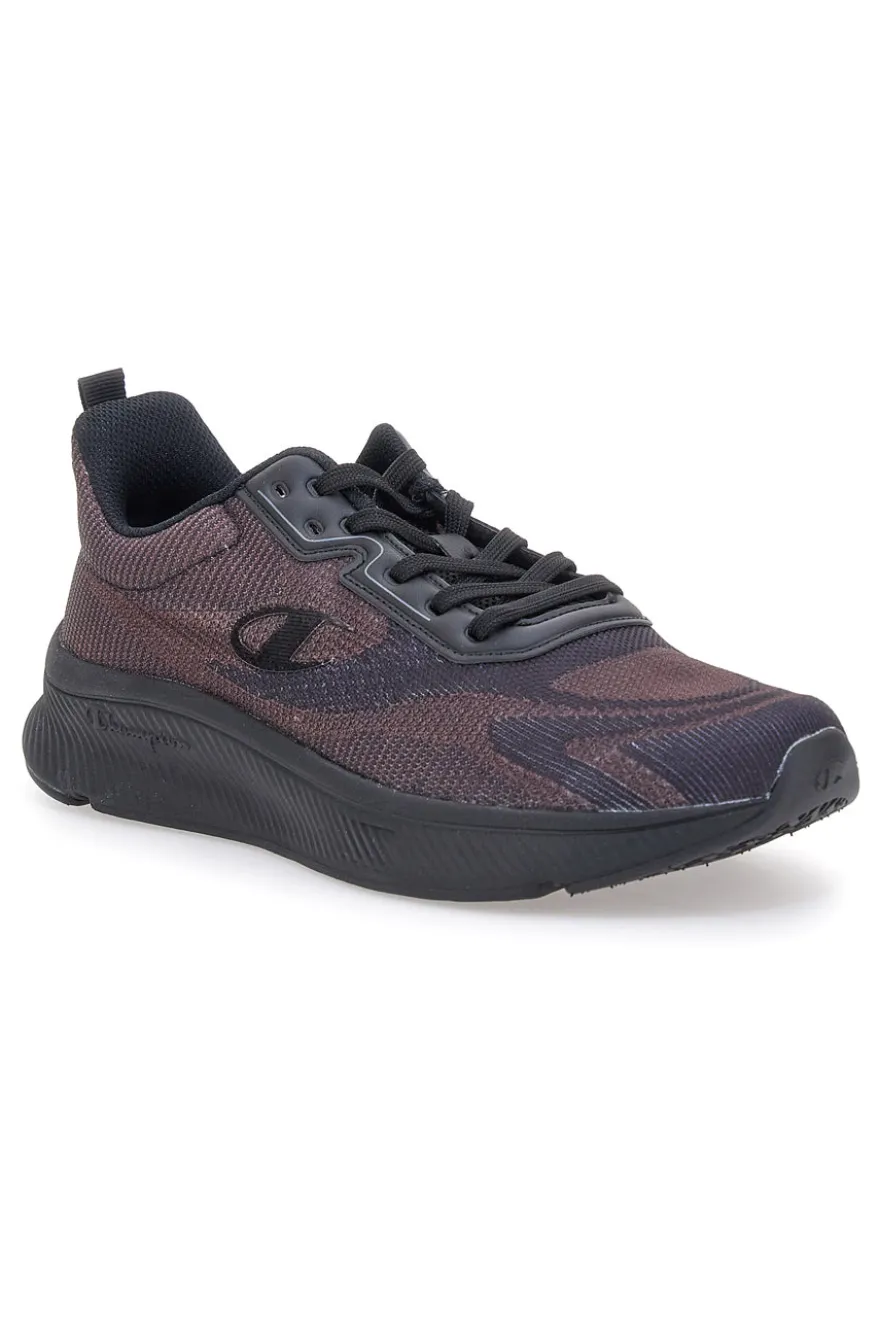 Sneakers bordeaux running in mesh con suola nera Champion Galactic Low Cut Shoe