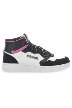 Sneakers British Knights Noors Mid Nere-Bianche