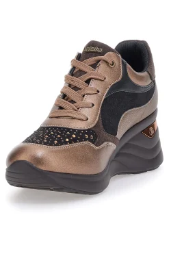 Sneakers Bronzo con Strass Inblu IN401019