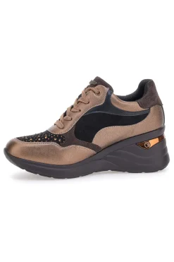 Sneakers Bronzo con Strass Inblu IN401019