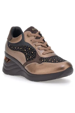 Sneakers Bronzo con Strass Inblu IN401019