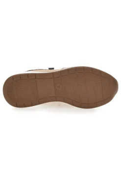 Sneakers bronzo con zip decorativa Laura Biagiotti L97619517