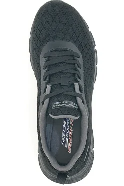 Sneakers Casual Nere in Mesh Skechers Bobs B Flex - Quick Pivot