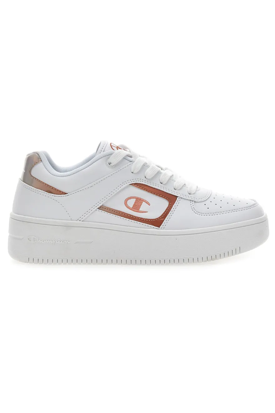 Sneakers Champion Foul Play Plat Metal Bianche
