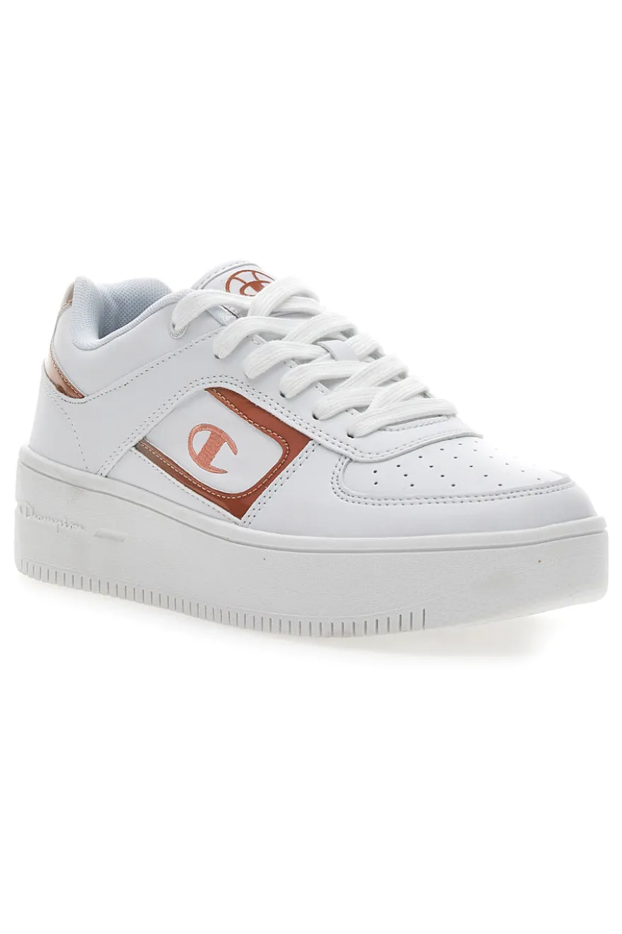 Sneakers Champion Foul Play Plat Metal Bianche