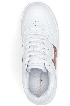 Sneakers Champion Rebound Platform Sparkle Bianche